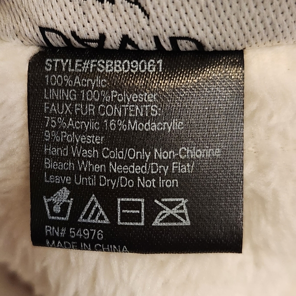 New beanie fleece inside tan - Picture 5 of 5